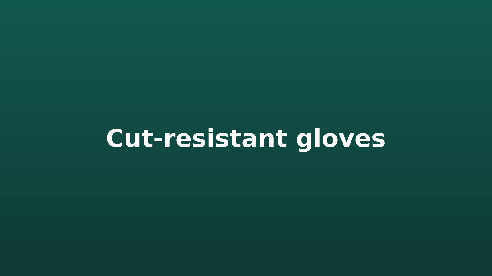 Cut-resistant gloves (EN 388)