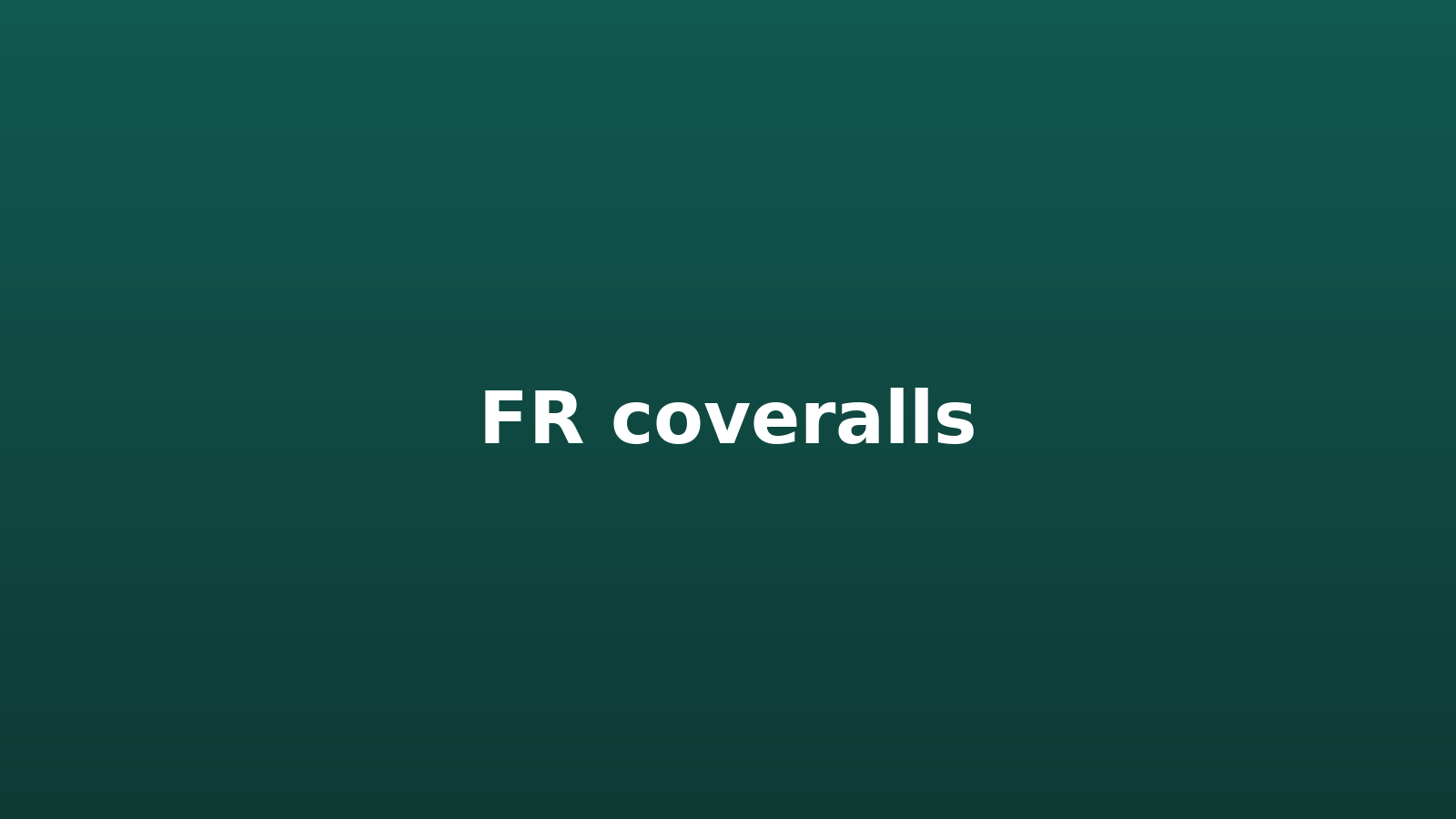 FR coveralls