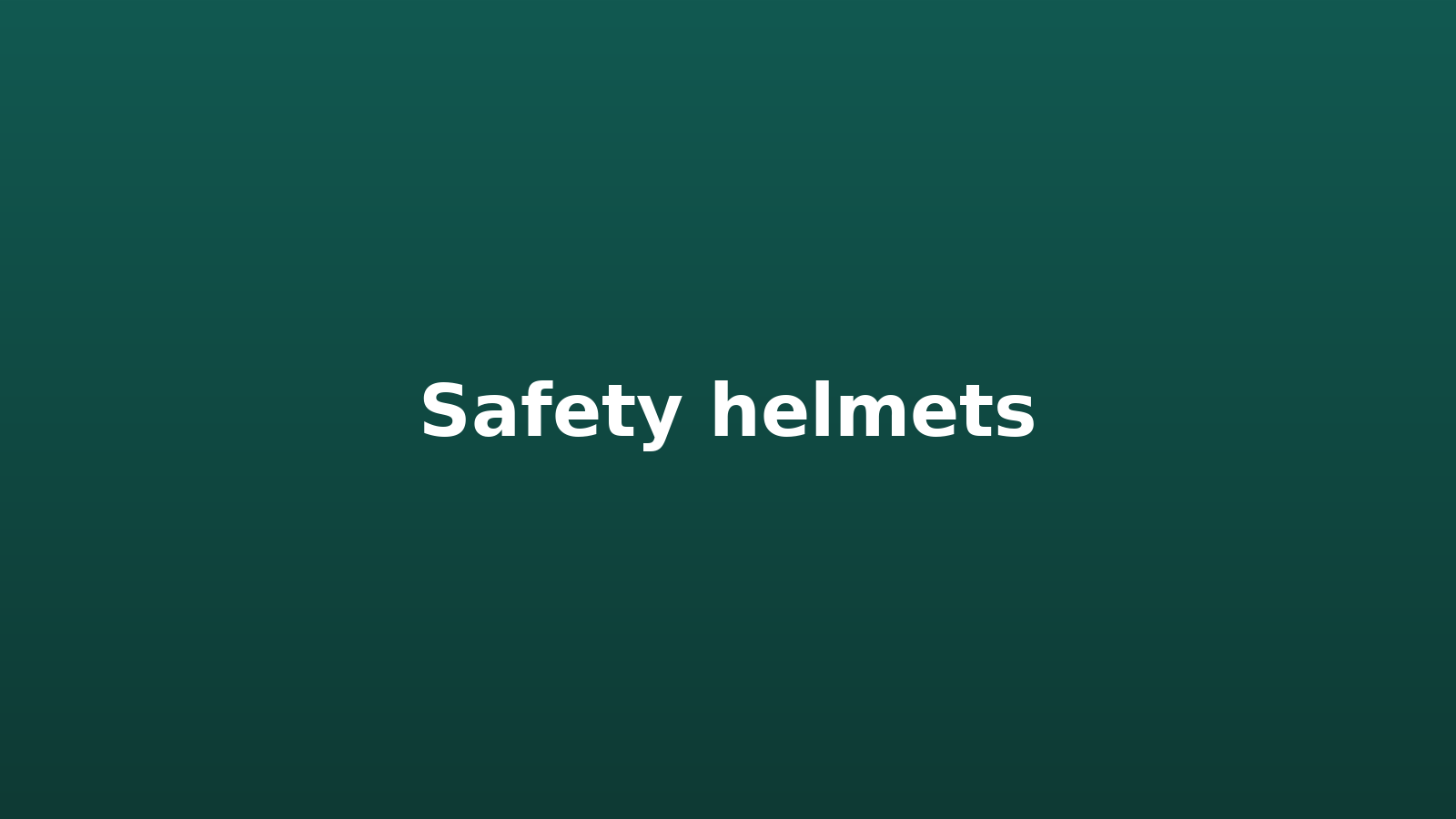 Safety helmets (EN 397)
