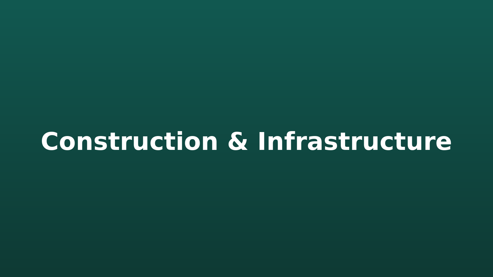 Construction & Infrastructure